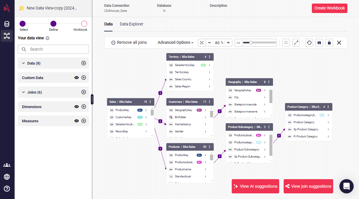 Подключение Astrato к ClickHouse User Access